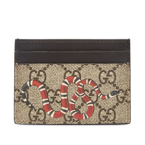 gucci pattern snake|gucci snake cardholder.